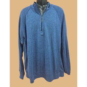 Tommy Bahama Mens Reversible Blue Pullover Jacket XL NWOT